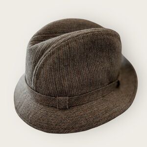 Kanyon Road Vintage Headwear Tweed Fedora Hat